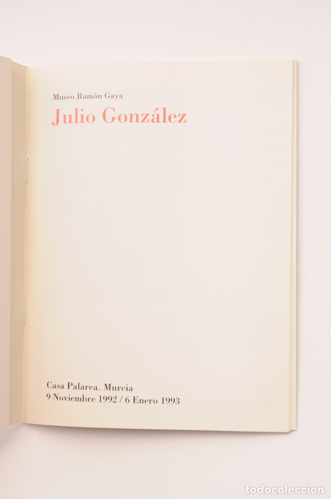 Libros: Julio Gonz&aacute;lez - Gonz&aacute;lez, Julio - Foto 2