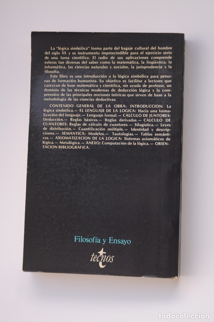 Libros: L&oacute;gica simb&oacute;lica - GARRIDO, Manuel - Foto 4
