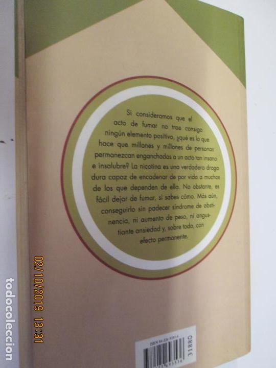 Libros: ES F&Aacute;CIL DEJAR DE FUMAR SI SABES C&Oacute;MO.-ALLEN CARR - CIRCULO DE LECTORES.2002 - Foto 2