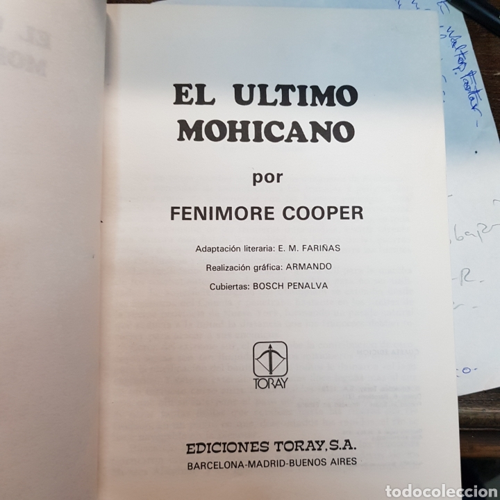 Libros: El &uacute;ltimo mohicano - Fenimore Cooper, J. - Foto 2