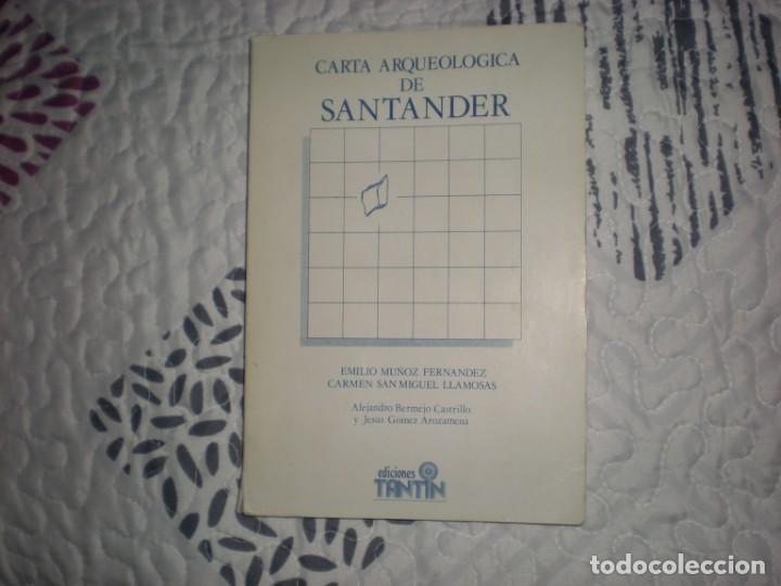 Libros: Carta arqueol&oacute;gica de Santander;E.Mu&ntilde;oz/C.San Miguel