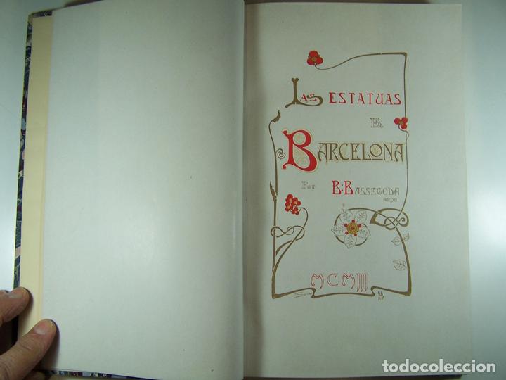 Libros: LAS ESTATUAS DE BARCELONA - BASSEGODA, B. - Foto 4