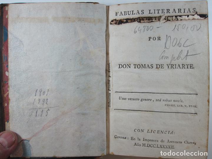 Libros: FABULAS LITERARIAS - YRIARTE, TOMAS DE - Foto 3