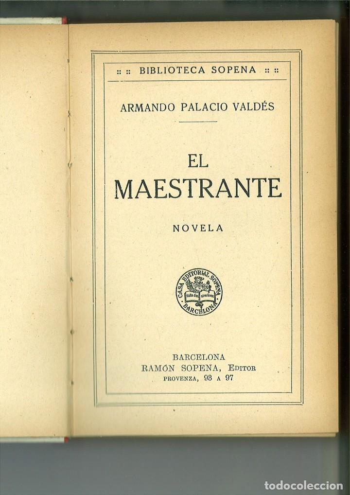 Libros: EL MAESTRANTE. Armando Palacio Vald&eacute;s - Foto 2