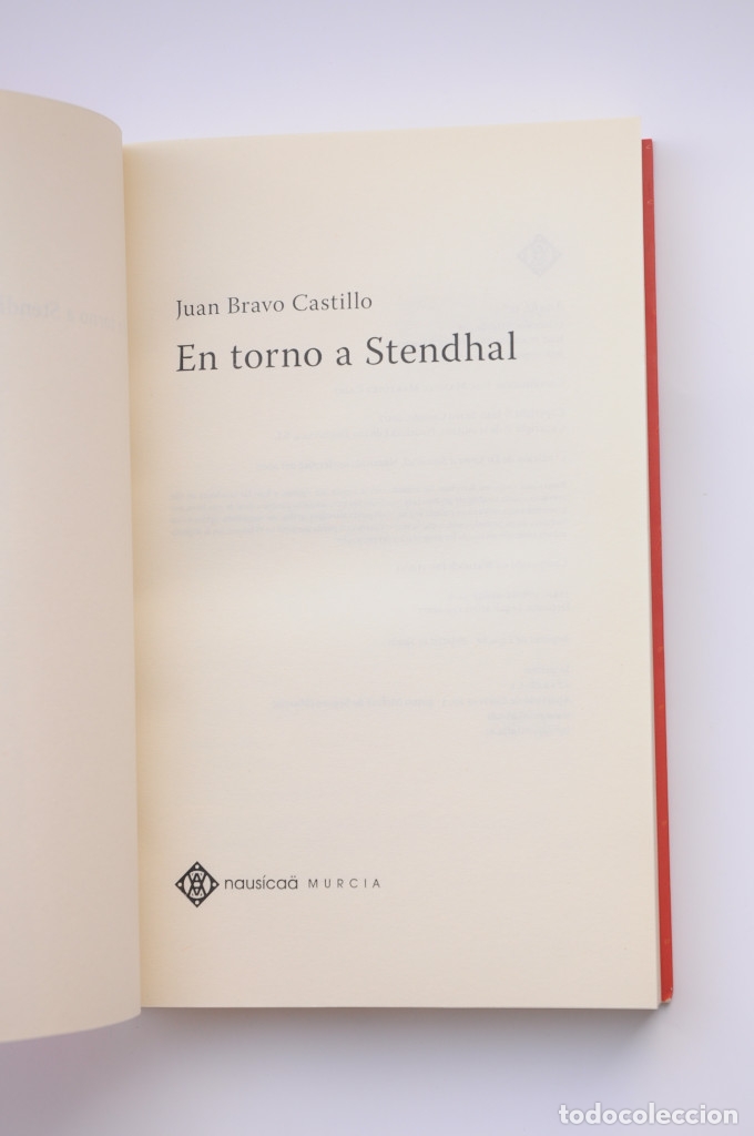 Libros: En torno a Stendhal - BRAVO CASTILLO, Juan - Foto 2