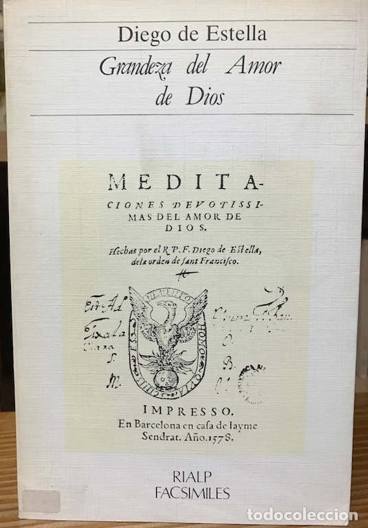 Libros: GRANDEZA DEL AMOR DE DIOS - ESTELLA, Diego de - Foto 1