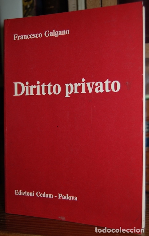 Libros: DIRITTO PRIVATO - GALGANO, Francesco - Foto 1