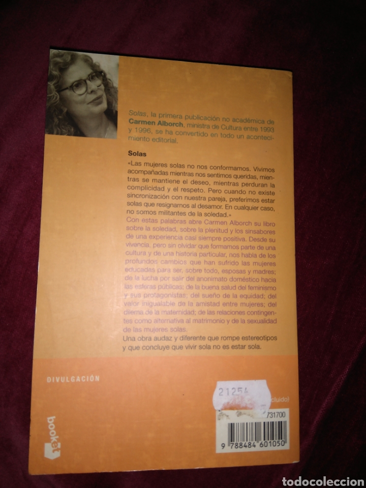 Libros: Solas - Carmen Alborch - Foto 1