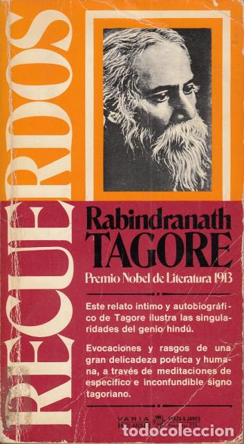 Libros: RECUERDOS - TAGORE, RABINDRANATH - Foto 1