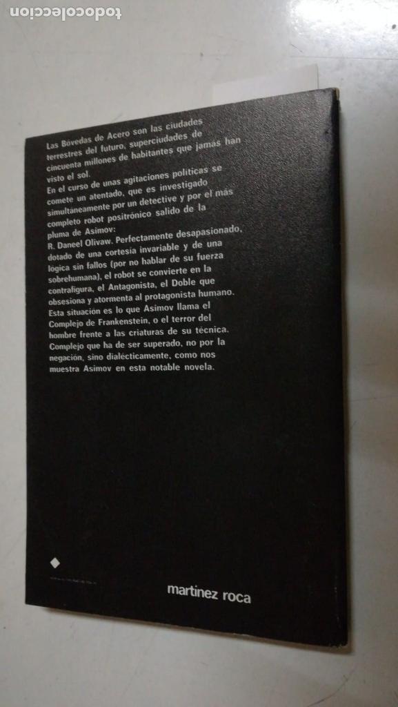 Libros: BOVEDAS DE ACERO  -  ASIMOV, Isaac - Foto 2