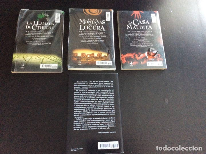 Libros: Lote libros Lovecraft. T&iacute;tulos en la descripci&oacute;n. - Foto 2