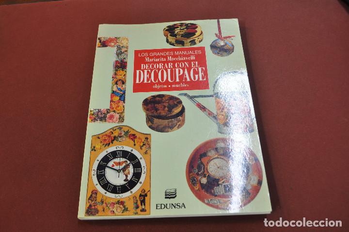 Libros: Decorar con el decoupage , objetos y muebles - Mariarita Macchiavelli - - MA1 - Foto 1
