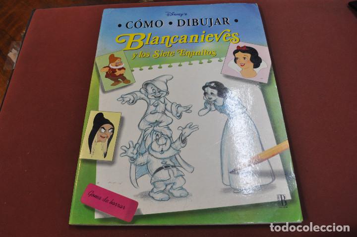 B&uuml;cher: C&oacute;mo dibujar Blancanieves y los siete enanitos - Disney - 1&ordf; edici&oacute;n 1994 - MA1