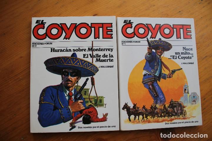Libros: 2 NOVELAS DEL COYOTE N&Uacute;MEROS 1 Y 2 EDICIONES FORU2N - Foto 1