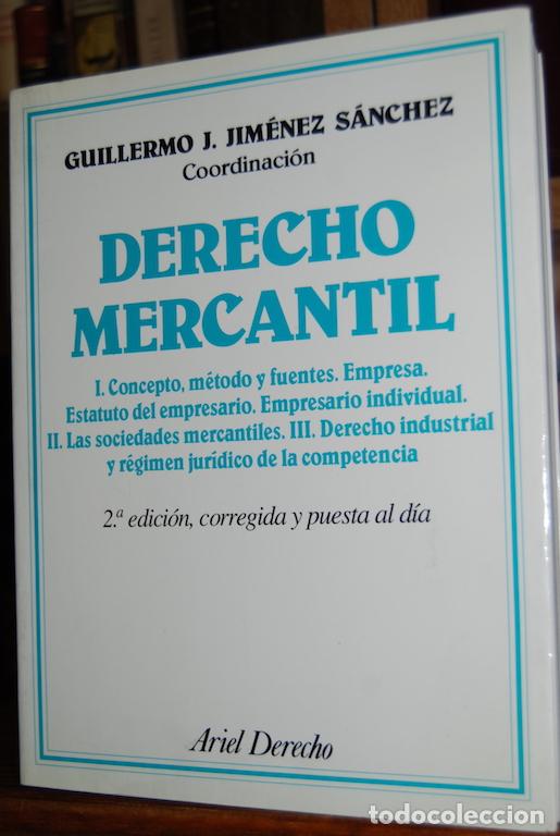 Libros: DERECHO MERCANTIL - JIMENEZ SANCHEZ, Guillermo J. - Foto 1