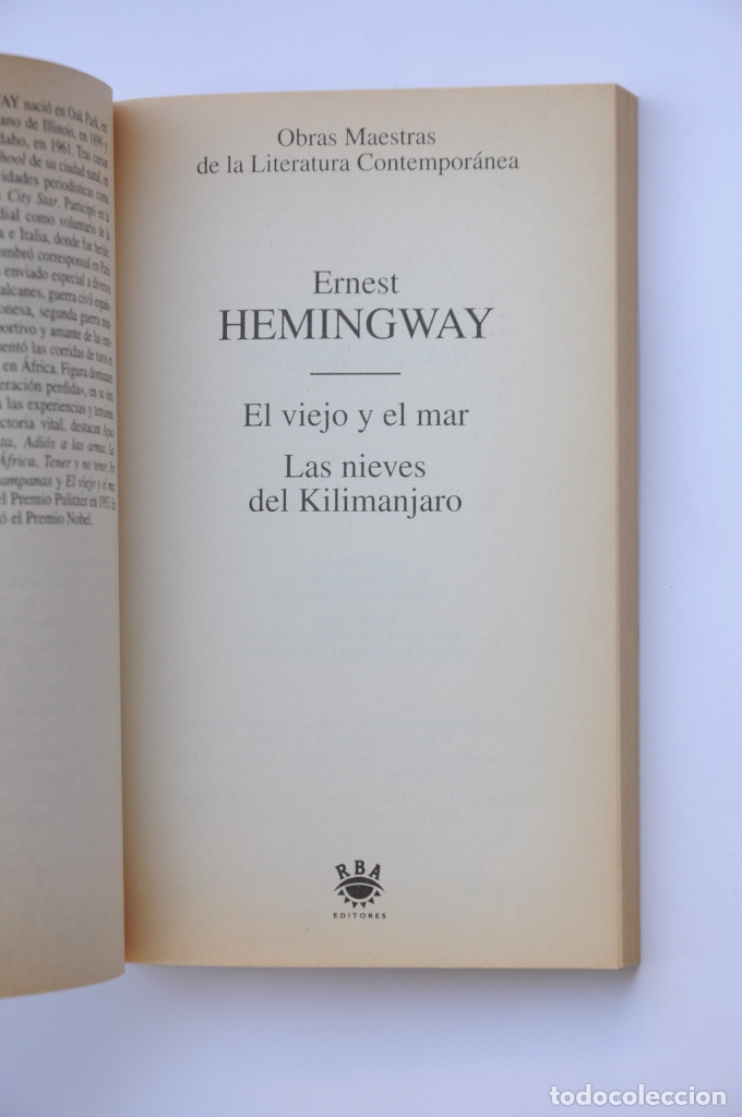 Libros: El viejo y el mar - HEMINGWAY, Ernest - Foto 2
