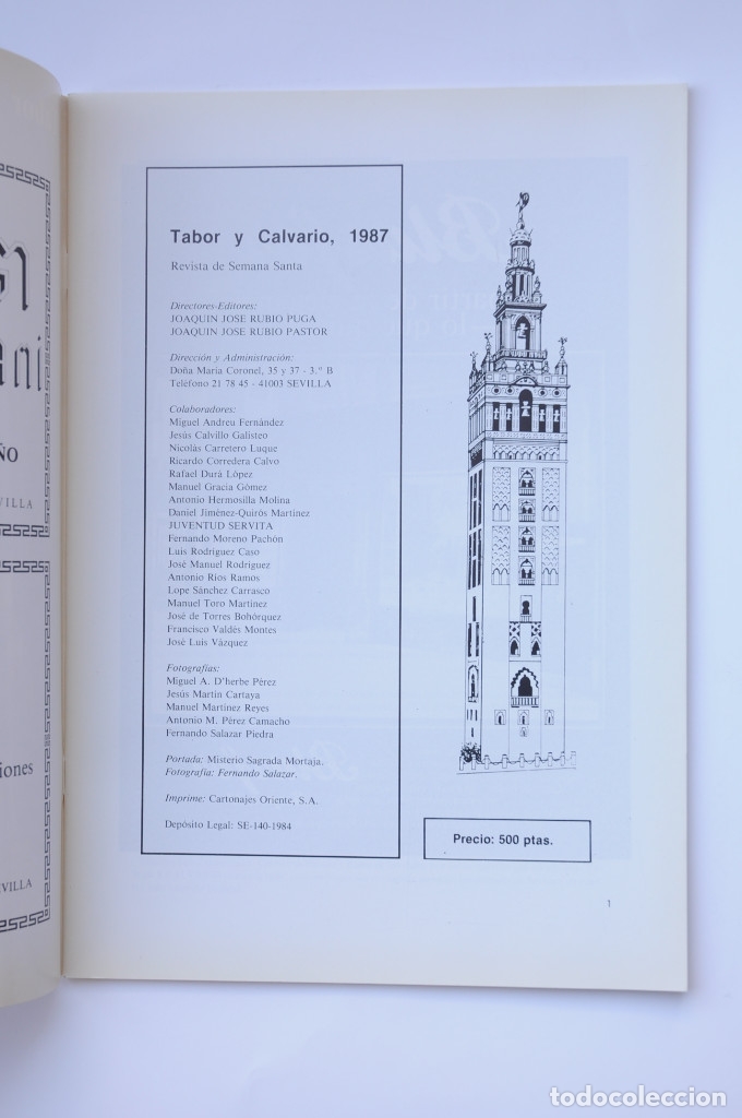 Libros: Tabor y Calvario, 1987 - AUTORES VARIOS - Foto 2