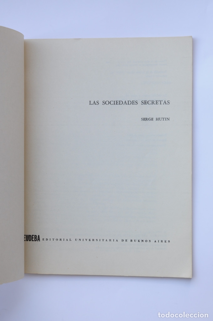 Libros: Las sociedades secretas - HUTIN, S. - Foto 2