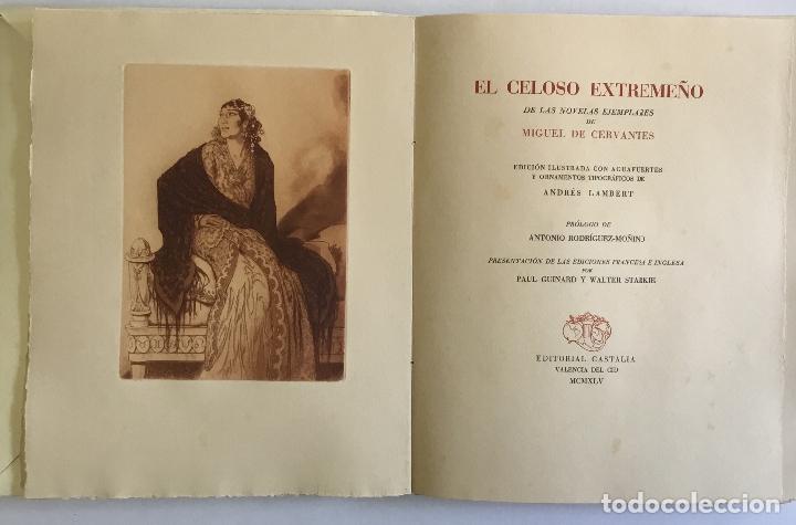 Libros: EL CELOSO EXTREME&Ntilde;O. - CERVANTES SAAVEDRA, Miguel de. - Foto 2