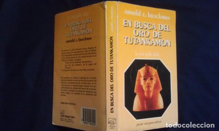 Libros: EN BUSCA DEL ORO DE TUTANKAMON - ARNOLD C. BRACKMAN - Foto 1