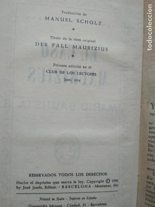 Libros: El Caso Maurizius. Jakob Wasserman. - Foto 2