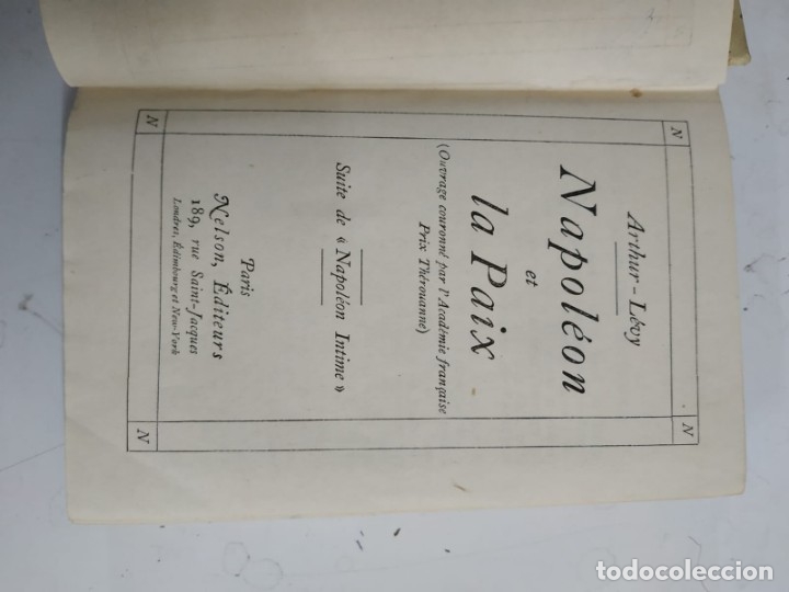 Libros: Napole&oacute;n et la Paix - Arthur Levy - Foto 2