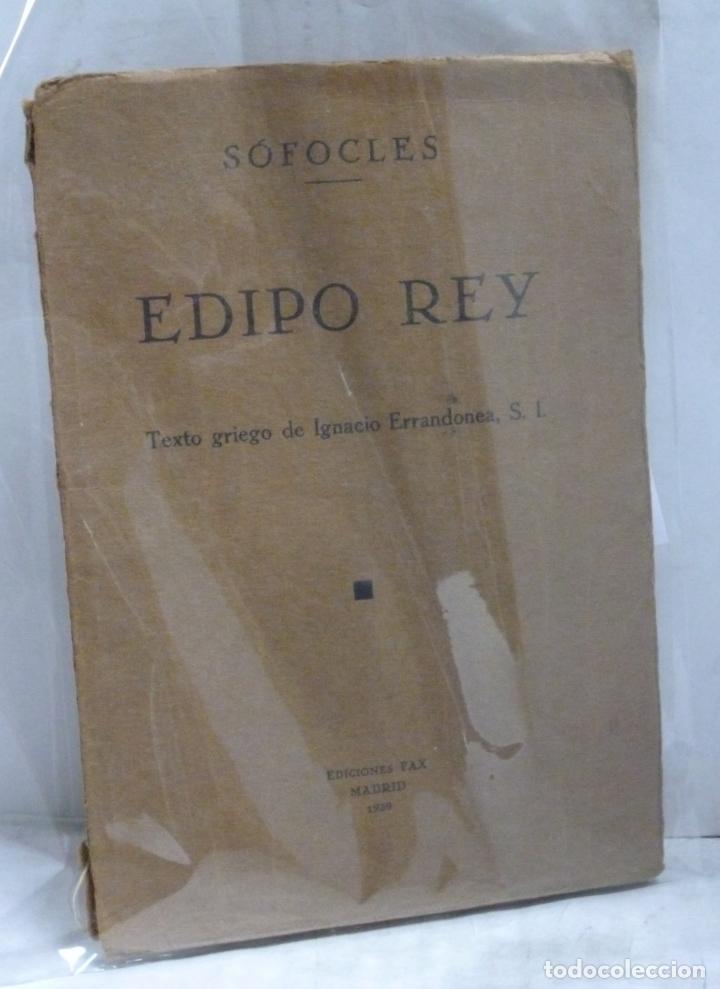 Libros: EDIPO REY. TEXTO GRIEGO DE IGNACIO ERRANDONEA - Sofocles - Foto 1