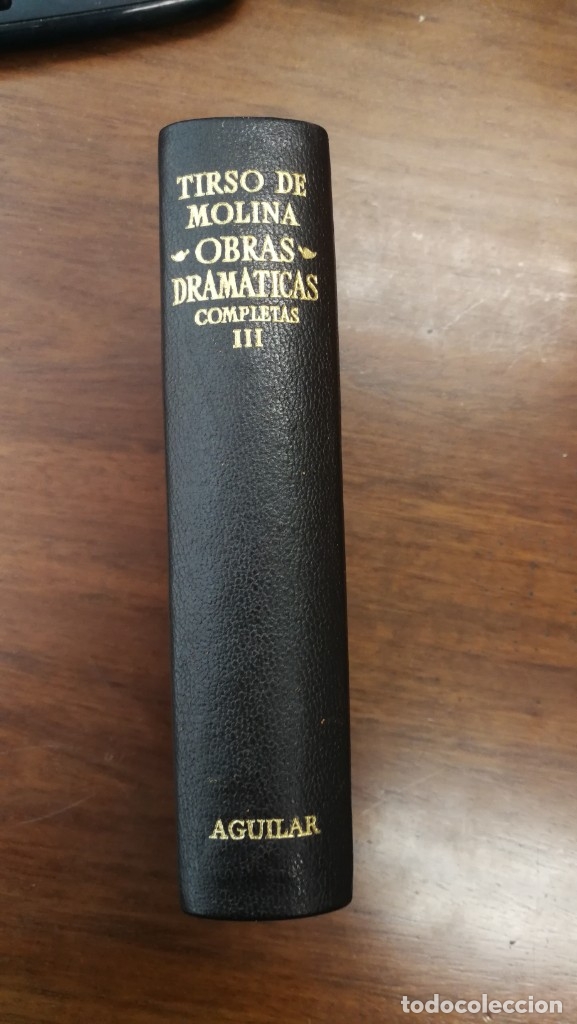 Libros: &rdquo;OBRAS DRAMATICAS COMPLETAS , TOMO III.&rdquo; - &rdquo;De Molina, Tirso.&rdquo; - Foto 1