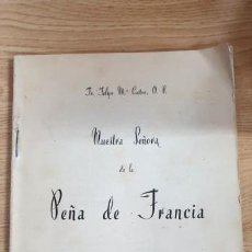 Libros: NUESTRA SEÑORA DE LA PEÑA DE FRANCIA FELIPE CASTRO. Lote 154382466