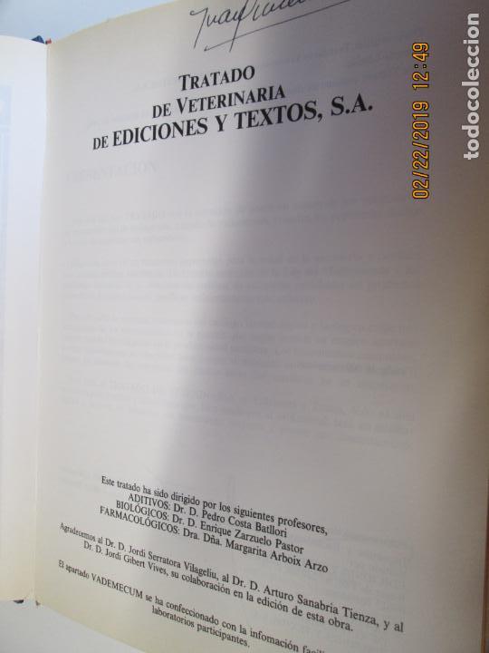 Libros: TRATADO DE VETERINARIA , EDICIONES Y TEXTOS SA - 1991 - Foto 3