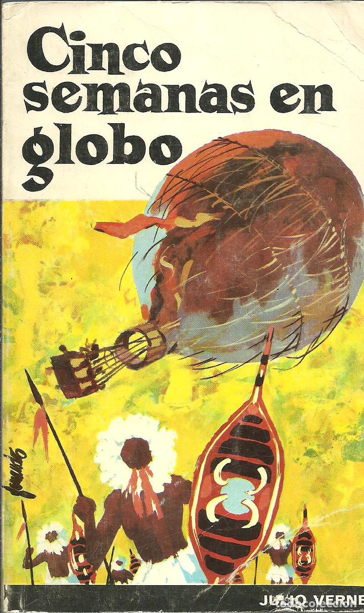 Libros: CINCO SEMANAS EN GLOBO - JULIO VERNE - Foto 1