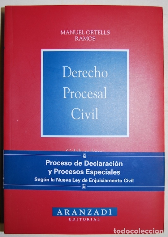 Libros: DERECHO PROCESAL CIVIL - ORTELLS RAMOS, Manuel - Foto 1