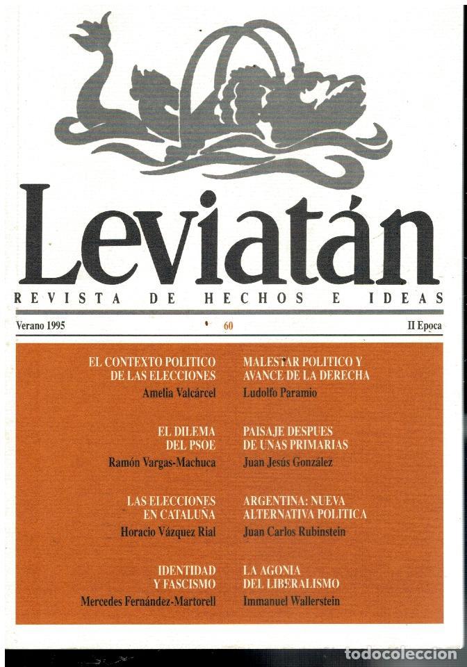 Libros: LEVIAT&Aacute;N. Revista de Hechos e Ideas. II &Eacute;poca. N&ordm; 60. - Foto 1