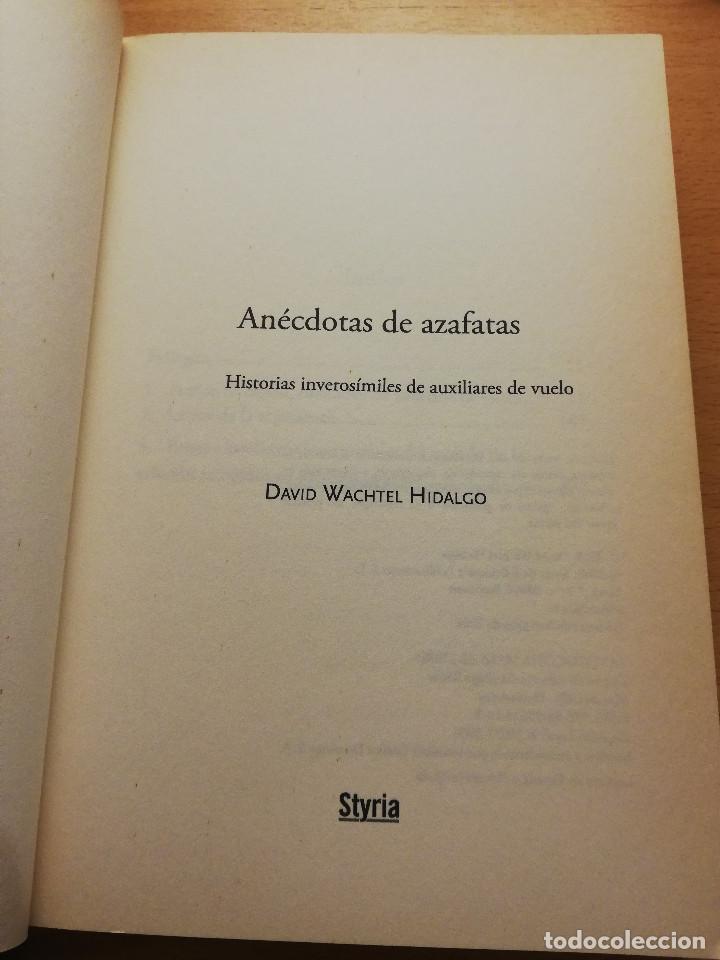 Libros: AN&Eacute;CDOTAS DE AZAFATAS (DAVID WACHTEL) - Foto 2