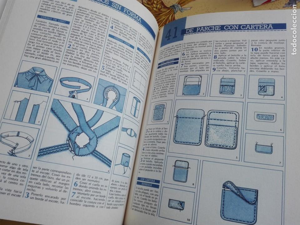 Libros: LIBRO 1988 - COSER A LA MODA - SARPE - 200 PG / 1 KG - TAPAS DURAS - Foto 4