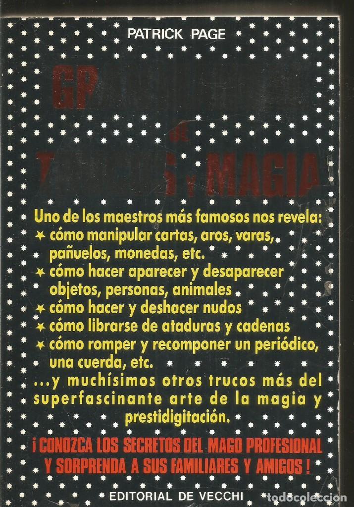 Libros: PATRICK PAGE. GRAN MANUAL DE TRUCOS Y MAGIA - Foto 1