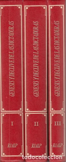 Libros: G&Eacute;NESIS Y DECLIVE DE LAS DICTADURAS. TOMOS I, II Y III (COMPLETA) - EDICIONES RIALP - Foto 1