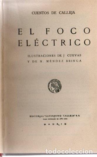 Libros: EL FOCO ELECTRICO. - ANONIMO. - Foto 1
