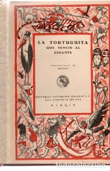 Libros: LA TORTUGUITA QUE VENCIO AL GIGANTE. - ANONIMO - Foto 1
