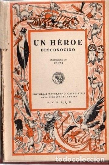 Libros: UN HEROE DESCONOCIDO. - ANONIMO. - Foto 1