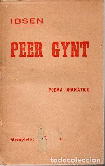 Libros: PEER GYNT. - IBSEN, E. - Foto 1