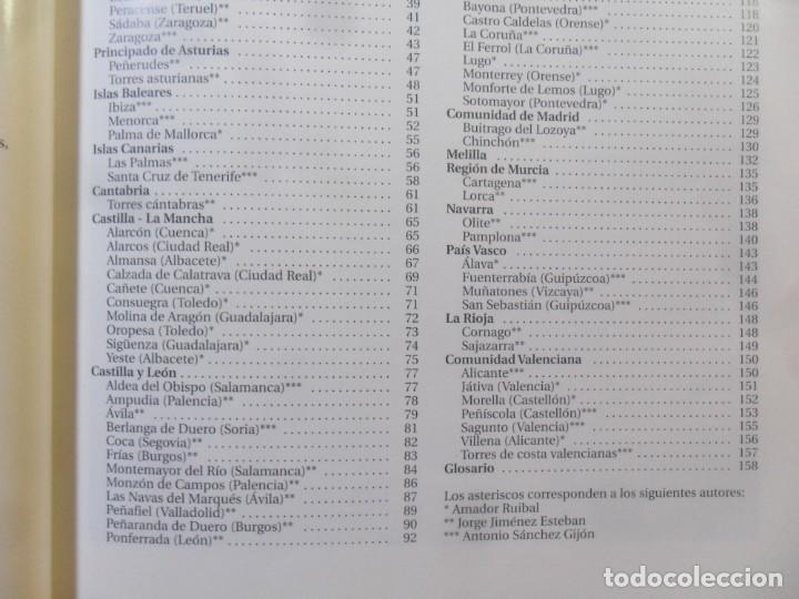 Libros: CASTILLOS Y FORTALEZAS - TESOROS DE ESPA&Ntilde;A - VV. AA. - ESPASA - 2000 - Foto 4
