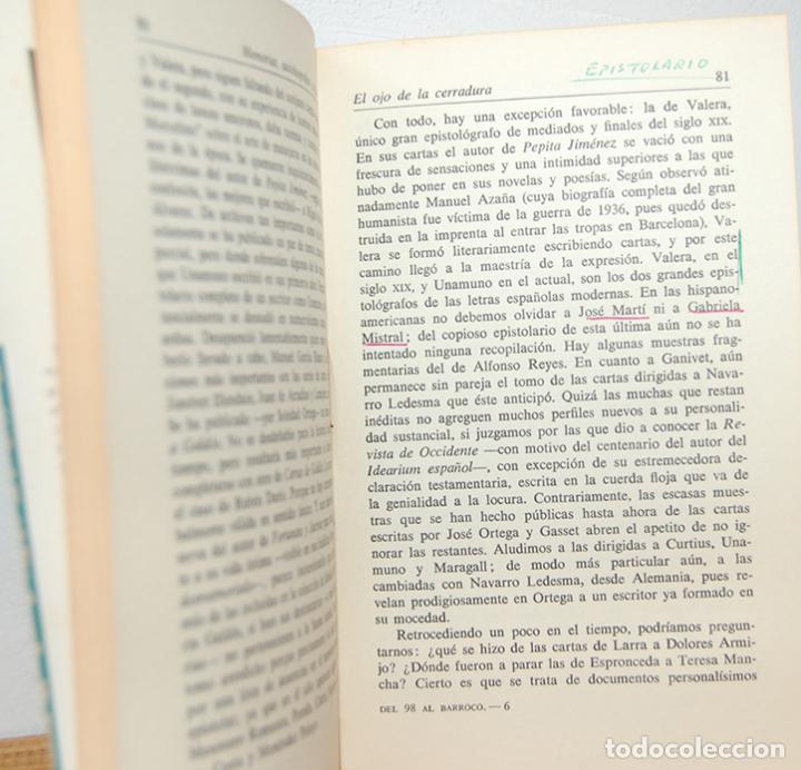 Libros: DEL 98 AL BARROCO - GUILLERMO DE LA TORRE - Foto 2