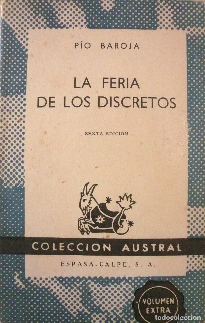 Libros: PIO BAROJA / LA FERIA DE LOS DISCRETOS / (D-1391) - Foto 1