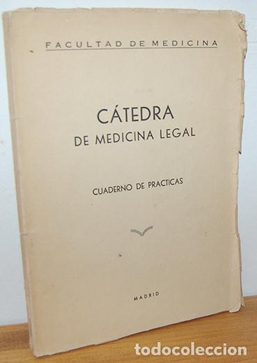 Libros: C&Aacute;TEDRA DE MEDICINA LEGAL. CUADERNO DE PR&Aacute;CTICAS