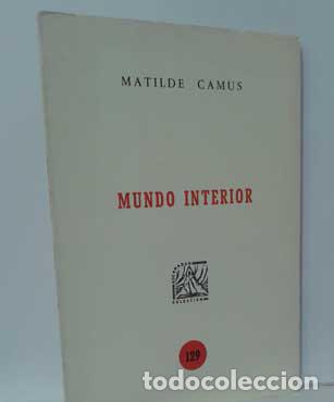 Libros: MUNDO INTERIOR - CAMUS, MATILDE - Foto 1
