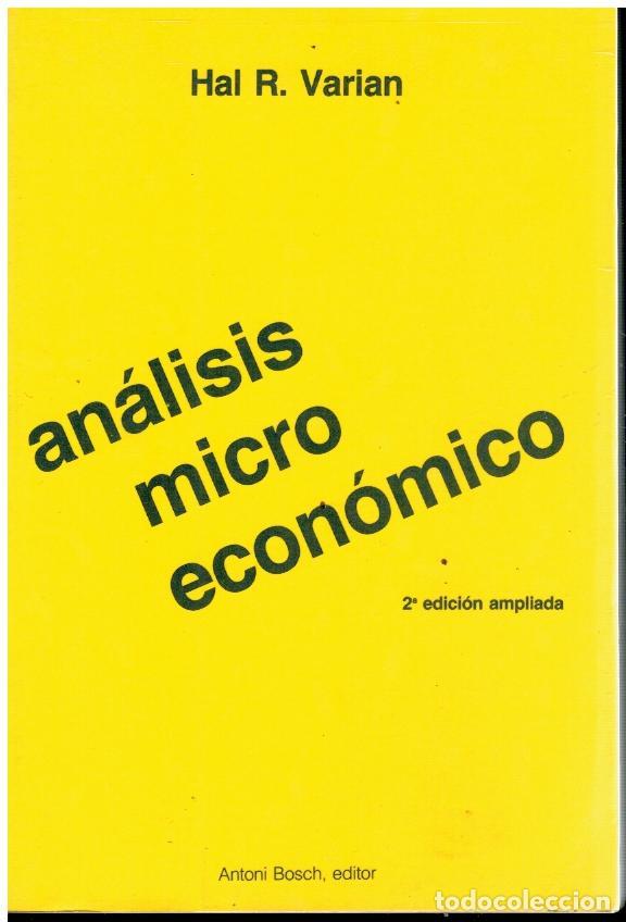Libros: AN&Aacute;LISIS MICROECON&Oacute;MICO. 2&ordf; edici&oacute;n ampliada. - Foto 1