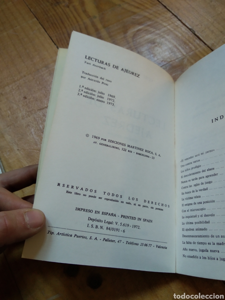 Libros: YURI AVERBACH. LECTURAS DE AJEDREZ - Foto 3