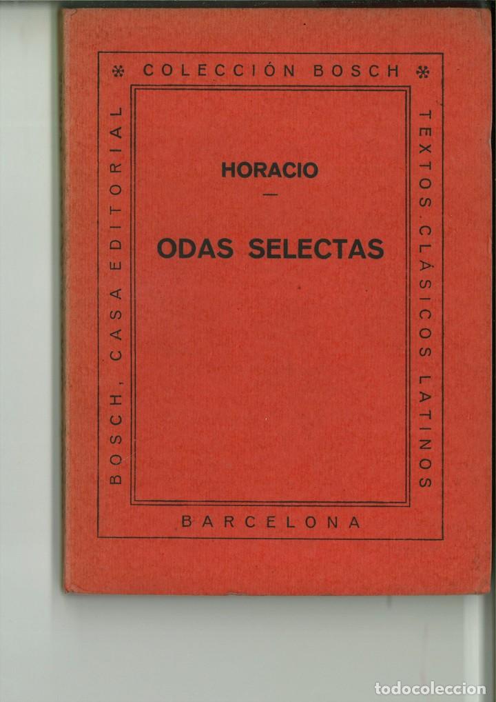 Libros: ODAS SELECTAS. Horacio - Foto 1