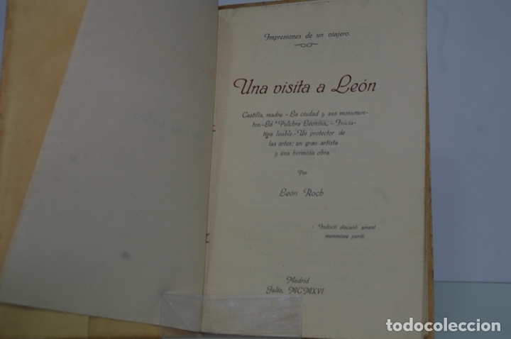 Libros: ROCH LEON UNA VISITA A LEON - Foto 3
